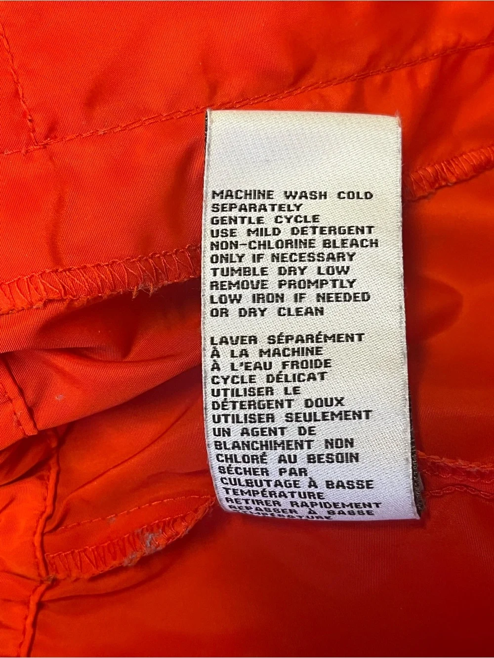 Kate Spade New York | Hooded Red Orange Floral Windbreaker Rain Jacket M